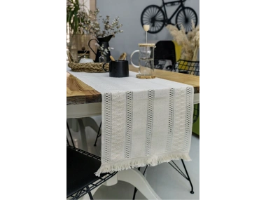 Ham Dantel Runner Masa Örtüsü 35 x 150