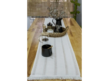 Ham Dantel Runner Masa Örtüsü 35 x 150
