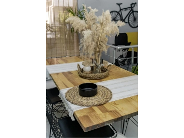 Ham Dantel Örme 2 Lİ Runner Masa Örtüsü 35 x 80