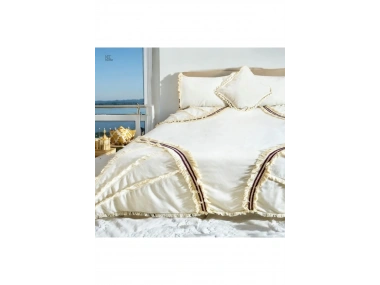 Günışığı Otantik Püsküllü Tek Kişilik Nevresim Takımı