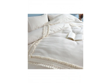 BATTAL Boy  Ham Keten Baklava Nevresim Takımı