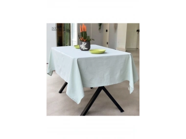 Premium Adaçayı Yeşili Keten (DÜZ) Masa Örtüsü