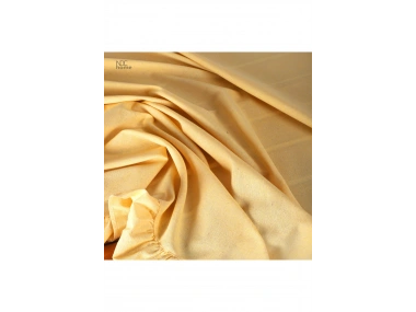 Sarı Keten FIRFIRLI Masa Örtüsü