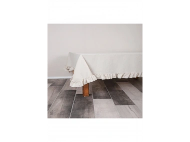 Ham Keten FIRFIRLI Masa Örtüsü