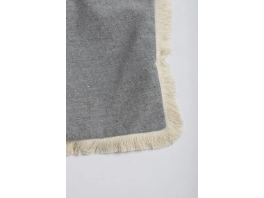 Gri Püsküllü Kırlent Kırlent Kılıfı 43 X 43