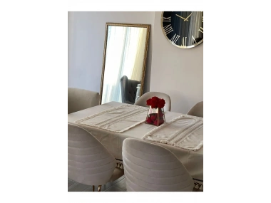 Ham Keten Krem 2li Vintage Runner (40 x 80)