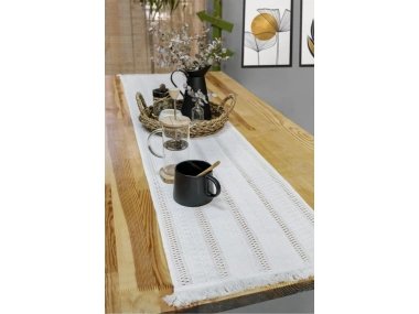 Ham Dantel Runner Masa Örtüsü 35 x 150