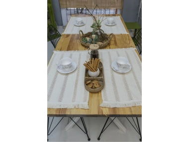 Örme Ham Dantel Amerikan Servis 35x55