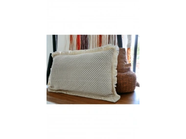 Bütün Dantelli Püsküllü Kırlent KırlentKılıfı