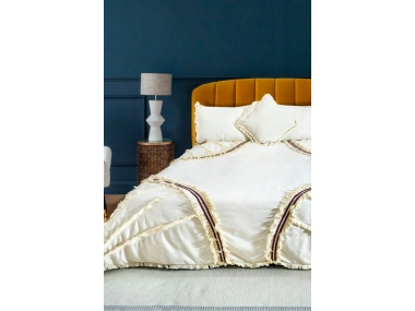 Günışığı Otantik Püsküllü Çift Kişilik Nevresim Takımı