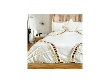 Günışığı Otantik Püsküllü Tek Kişilik Nevresim Takımı