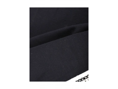 Premium Siyah Keten Pasalı Masa Örtüsü