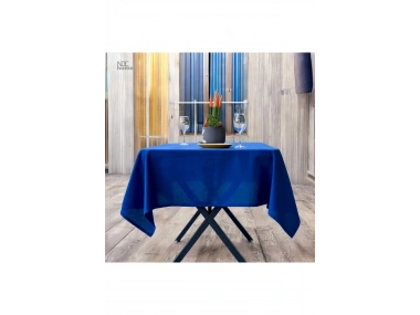 Premium Keten Lacivert (DÜZ) Masa Örtüsü