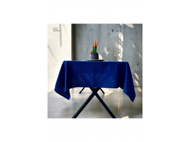 Premium Keten Lacivert (DÜZ) Masa Örtüsü