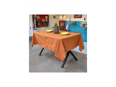 Premium Keten Tarçın (DÜZ) Masa Örtüsü