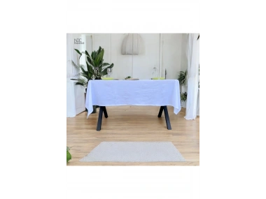 Premium Keten Beyaz (DÜZ) Masa Örtüsü