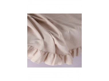 Bej Keten FIRFIRLI Masa Örtüsü