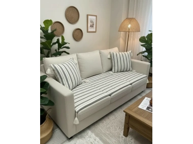 Keten Koltuk Pedi / Koltuk Şiltesi – Evcil Hayvan Dostu, Makinede Yıkanabilir, Ölçü Seçenekli