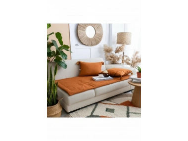 Keten Koltuk Pedi / Koltuk Şiltesi – Evcil Hayvan Dostu, Makinede Yıkanabilir, Ölçü Seçenekli