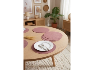 Keten Amerikan Servis ve Supla ve Supla Kılıfı. (6lı Takım)