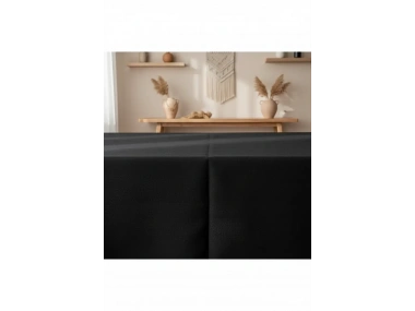 Premium Keten Siyah (DÜZ) Masa Örtüsü