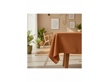 Premium Keten Tarçın (DÜZ) Masa Örtüsü