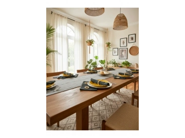 Füme(KoyuGri) Premium Peçete Takımı 6lı (TOKA HEDİYELİ) 40x40