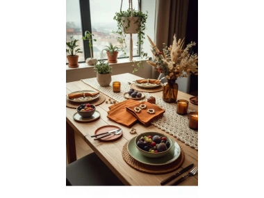 Tarçın Premium Peçete Takımı 6lı (TOKA HEDİYELİ) 40x40