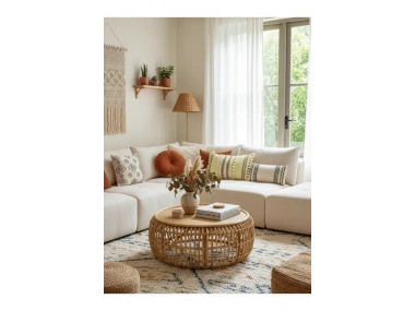 Sarı Kahverengi Dantelli Kırlent Kırlent Kılıfı (35 x 55)