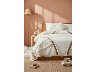 Günışığı Otantik Püsküllü Tek Kişilik Nevresim Takımı