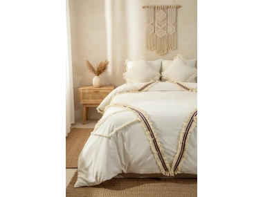 Günışığı Otantik Püsküllü Tek Kişilik Nevresim Takımı