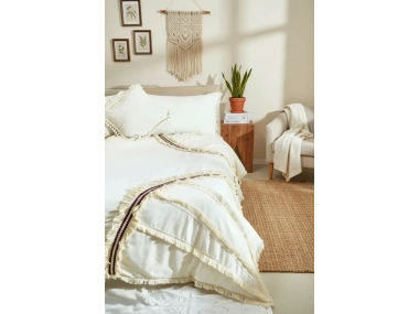 Günışığı Otantik Püsküllü Çift Kişilik Nevresim Takımı