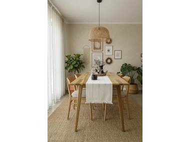 Ham Dantel Runner Masa Örtüsü 35 x 150