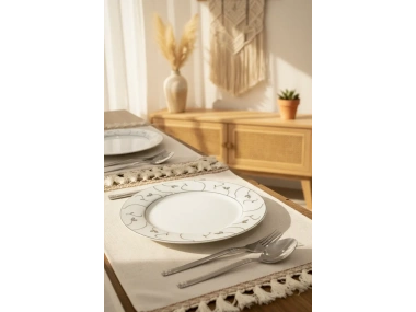 6lı Keten Amerikan Servis Seti 35x55