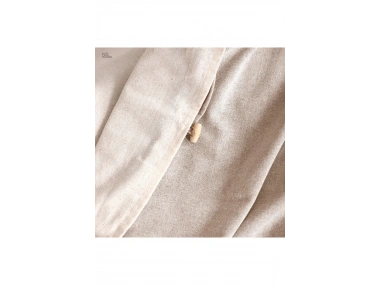 Ham Krem Çift Taraflı Battal Boy Nevresim Seti