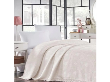 Lodos Home %100 Pamuklu Çift Kişilik Pike – 220x240 cm