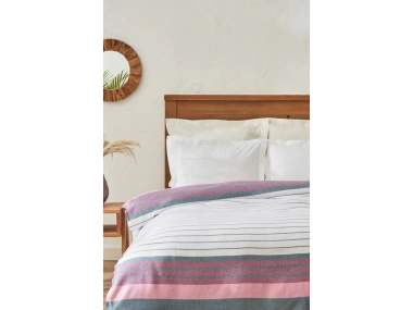 Luis Çift Kişilik Peştamal Pike Fuşya