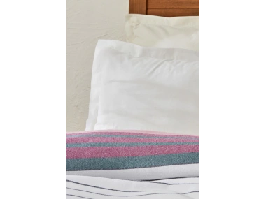 Luis Çift Kişilik Peştamal Pike Fuşya