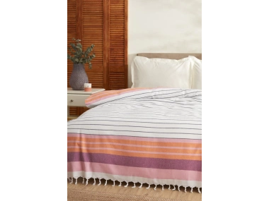 Luis Çift Kişilik Peştemal Pike Turuncu