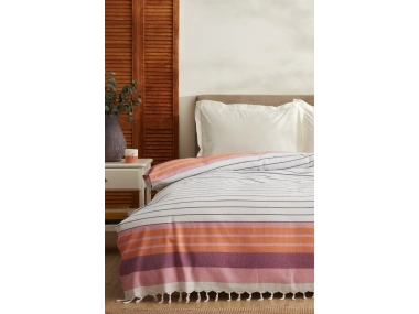 Luis Çift Kişilik Peştemal Pike Turuncu