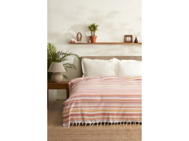 Lodos Home Çift Kişilik Peştemal Pike Orange