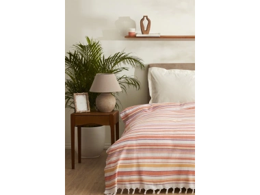 Lodos Home Çift Kişilik Peştemal Pike Orange