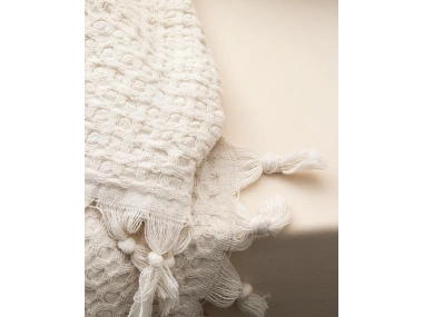 Mulette Tek Kişilik Yatak Örtüsü - Beyaz 160x230 cm