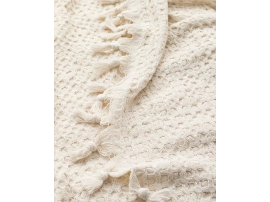 Mulette Tek Kişilik Yatak Örtüsü - Beyaz 160x230 cm