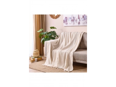 Soft Koltuk Şalı - Beyaz - 180x210 cm