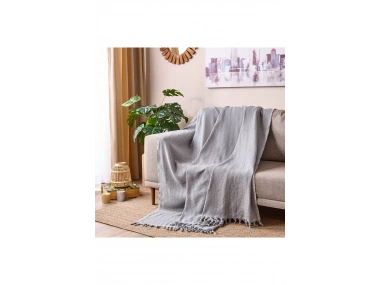 Soft Koltuk Şalı - Gri - 180x210 cm