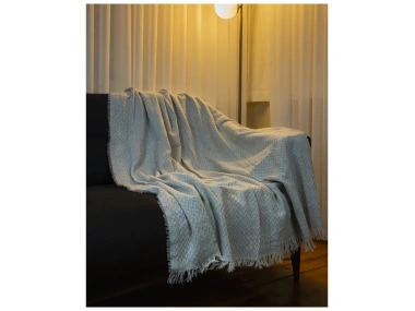 Lodos Home Pamuklu Çift Taraflı Koltuk & Kanepe Örtüsü Şalı 170x210 cm – Terletmez, Yumuşak Dokulu