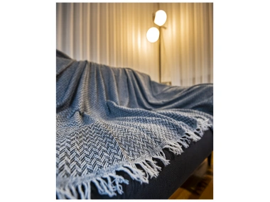 Lodos Home Pamuklu Çift Taraflı Koltuk & Kanepe Örtüsü Şalı 170x210 cm – Terletmez, Yumuşak Dokulu