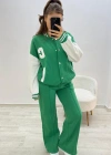 İçi Yumoş Alt Üst Yeşil Takım