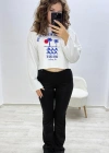 Santa Cruz Palm Beyaz Sweatshirt